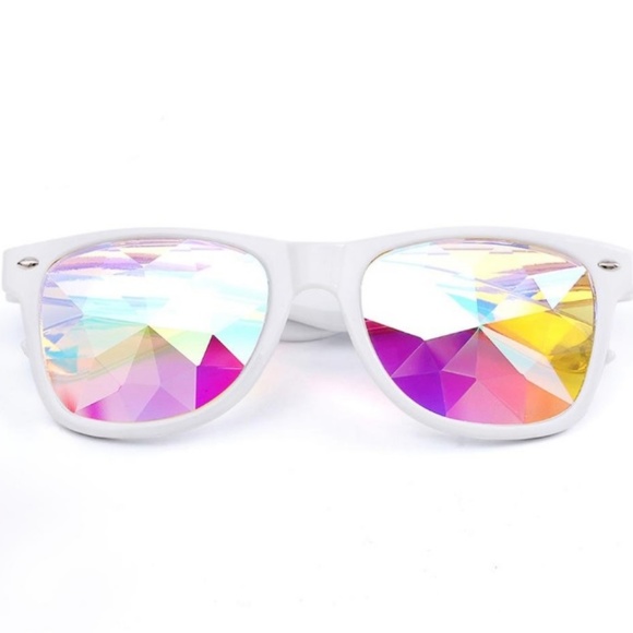 Diffracted Glass Lens Kaleidoscope Glasses - Picture 5 of 7